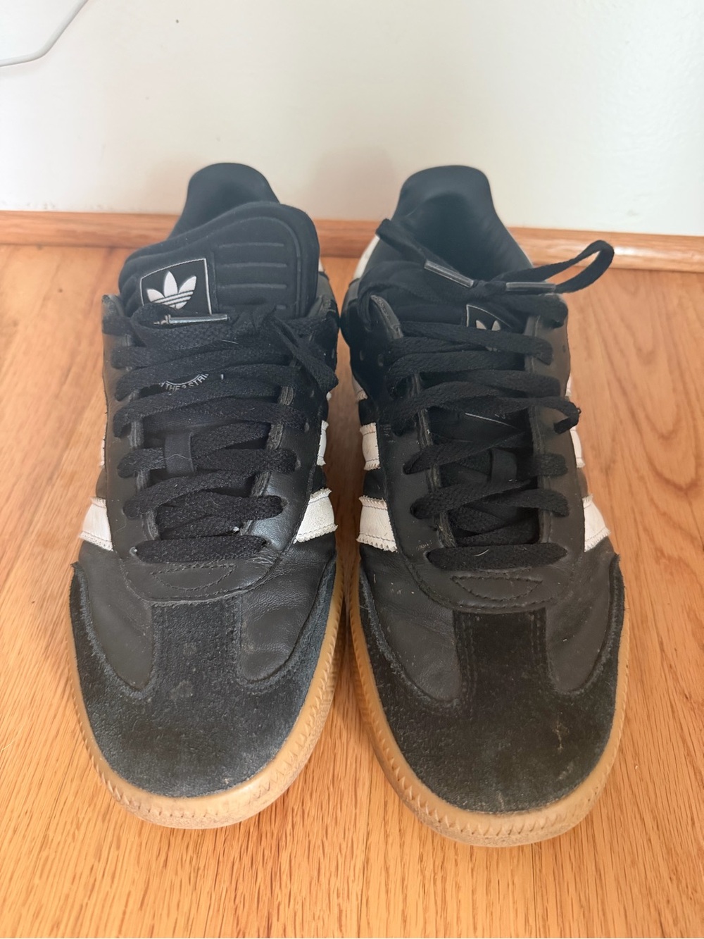adidas Men's Black and White Athletic Sneakers